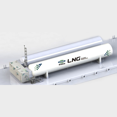 Double tank marine bunkering skid