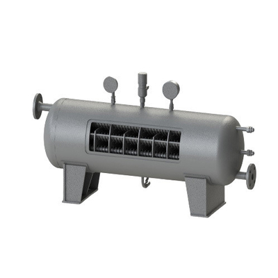 Liquid hydrogen water bath heat exchanger